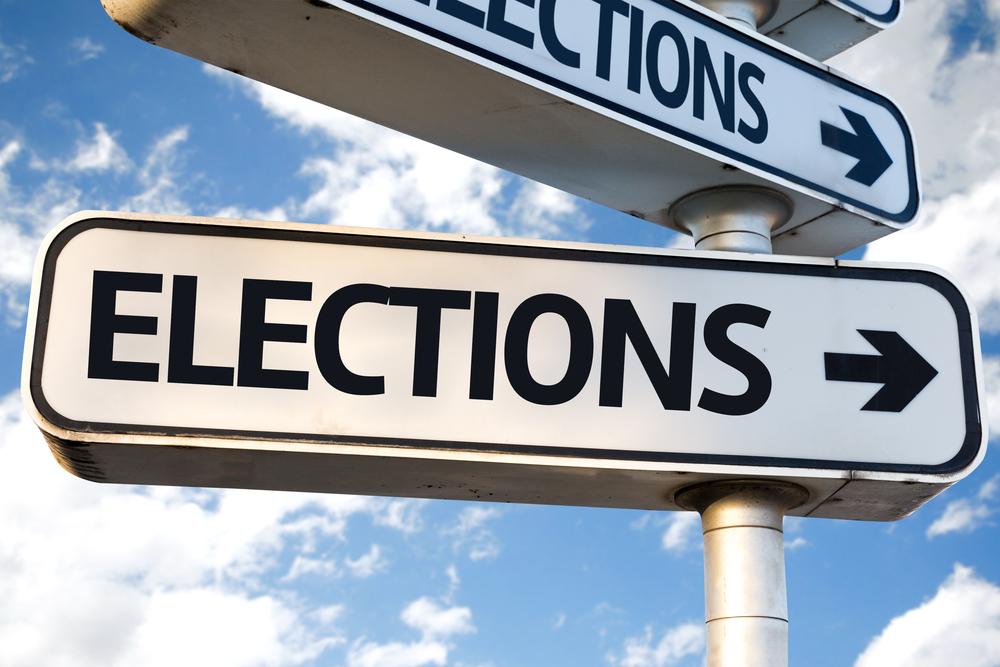 Street sign: Elections
